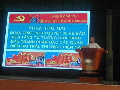 Hội nghị tuyên truyền, cung cấp thông tin, kỹ năng cho cán bộ Đoàn về bảo vệ nền tảng tư tưởng của Đảng